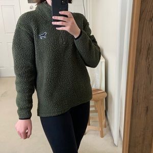 Pink Teddy Sherpa Quarter Zip